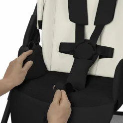 Poussette compacte Melio Carbon Canvas White