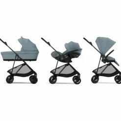 Poussette compacte Melio Carbon Stormy Blu