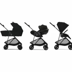 Poussette compacte Melio Carbon Magic Black