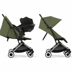 Poussette compacte Orfeo Moss Green