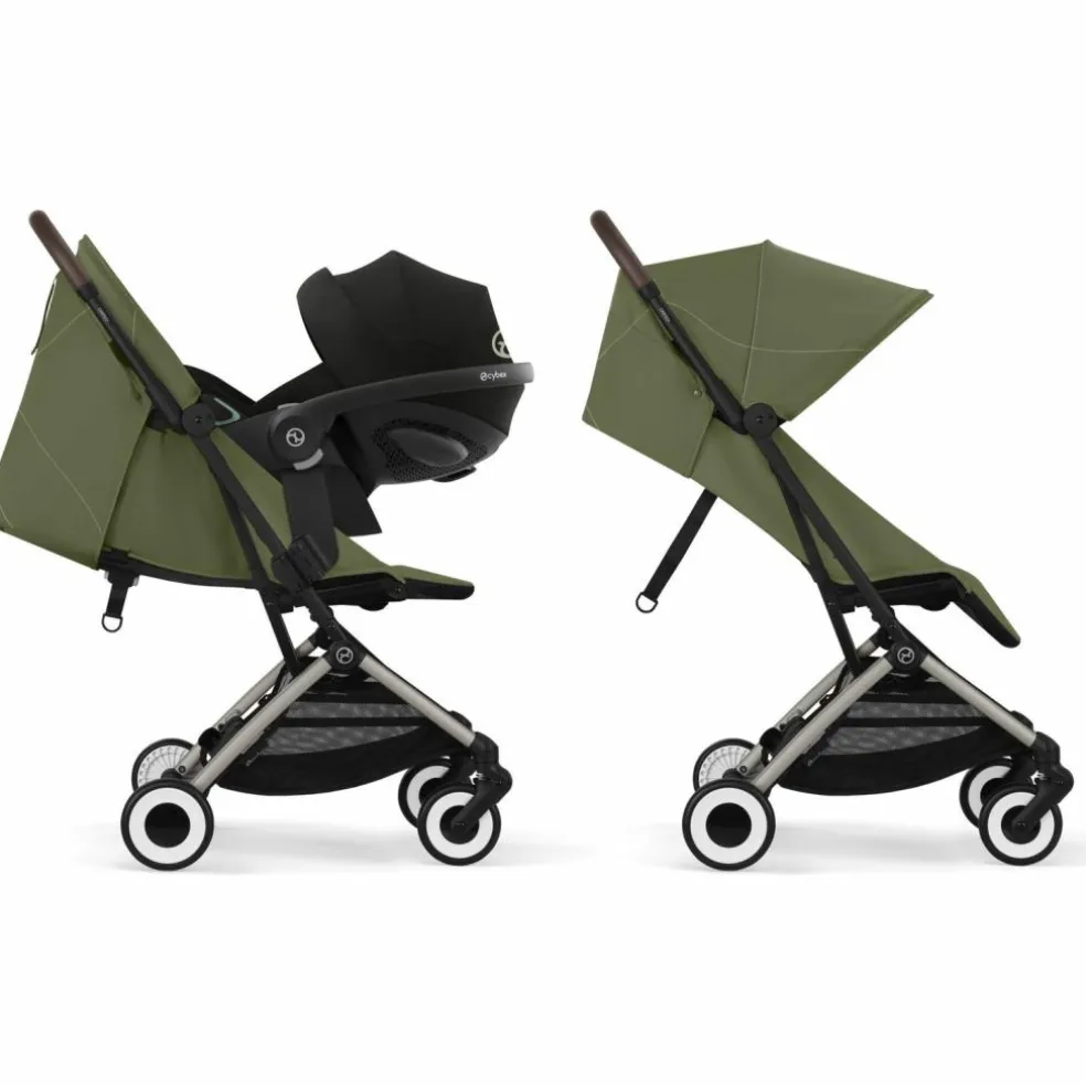 Poussette compacte Orfeo Moss Green