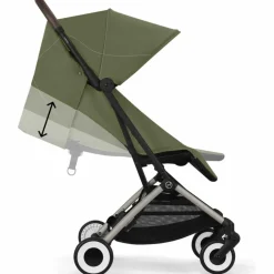 Poussette compacte Orfeo Moss Green