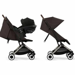 Poussette compacte Orfeo Chocolate Brown