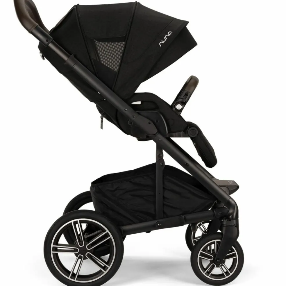 Poussette MIXX NEXT Caviar effet cuir chocolat