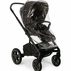 Poussette MIXX NEXT Caviar effet cuir chocolat