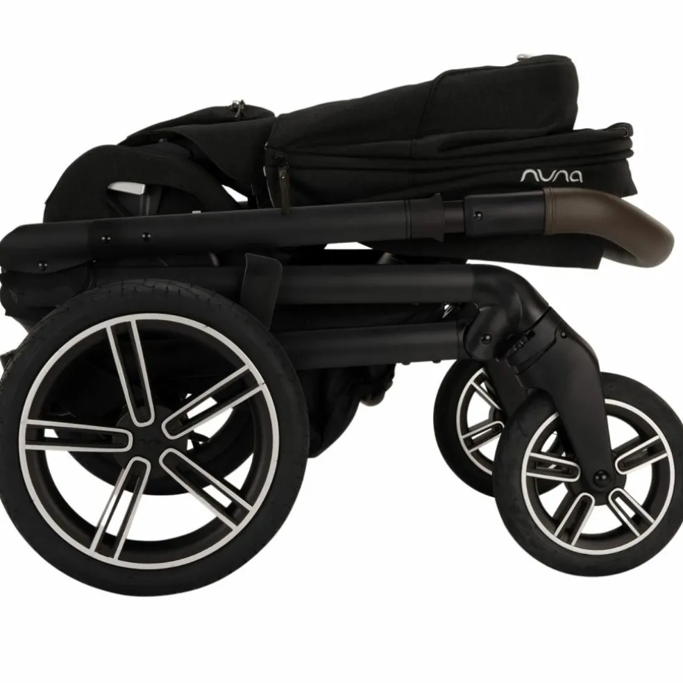 Poussette MIXX NEXT Caviar effet cuir chocolat