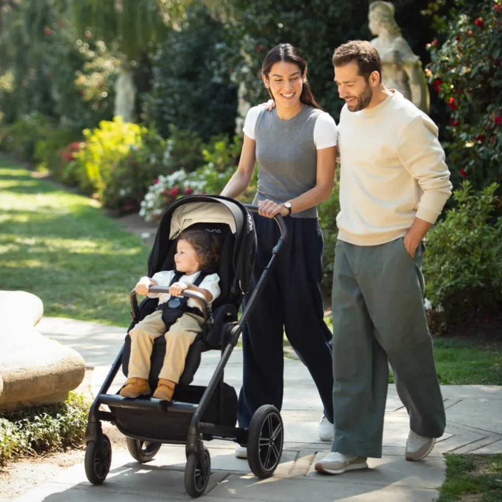 Poussette MIXX NEXT Caviar effet cuir chocolat