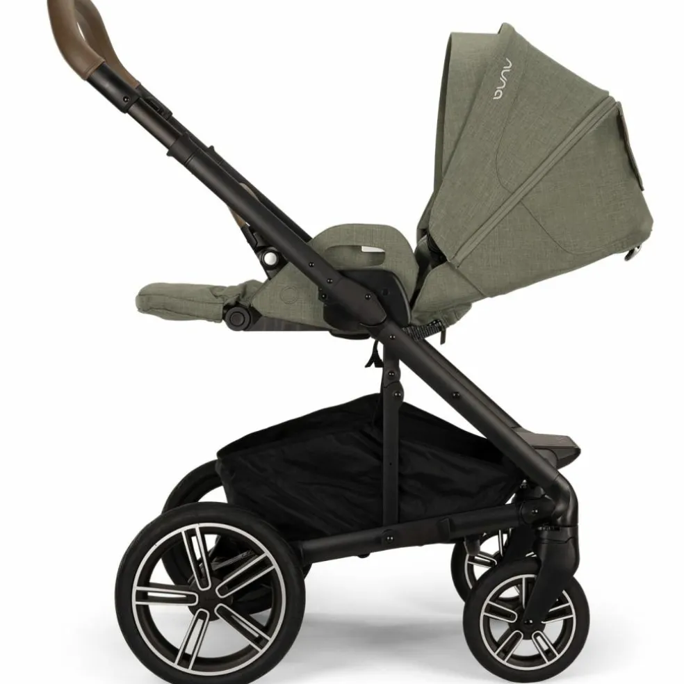 Poussette MIXX NEXT Pine effet cuir café