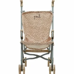 Poussette pour poupée Gaze Léopard (personnalisable)
