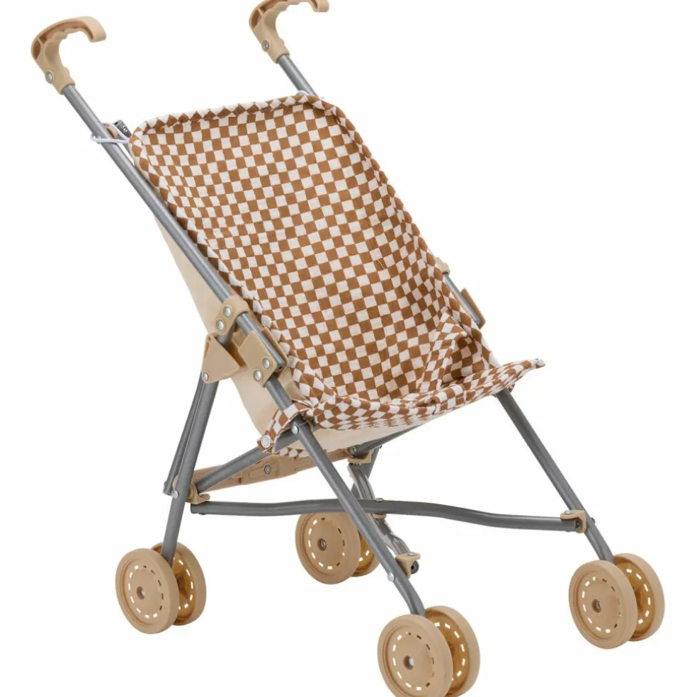 Poussette pour poupée Gaze Damier