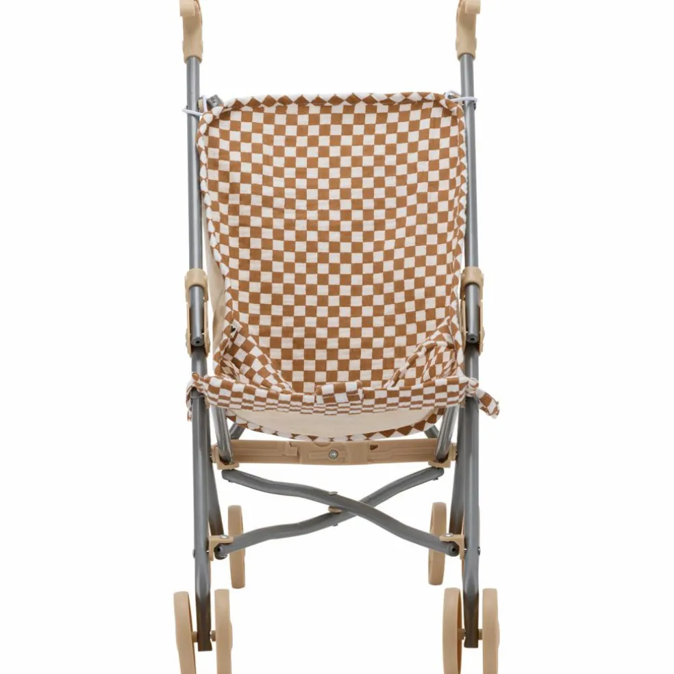 Poussette pour poupée Gaze Damier