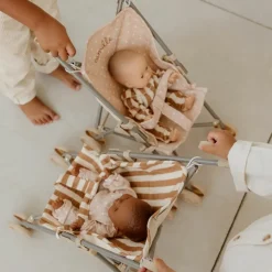 Poussette pour poupée Rayures Larges