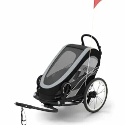 Poussette remorque à vélo Zeno Bike All Black