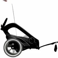 Poussette remorque à vélo Zeno Bike All Black