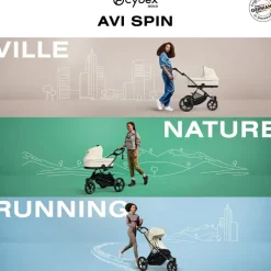 Poussette tout-terrain AVI SPIN Moon Black