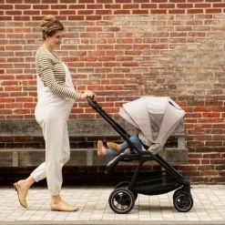 Poussette TRIV NEXT Bicotti effet cuir chocolat