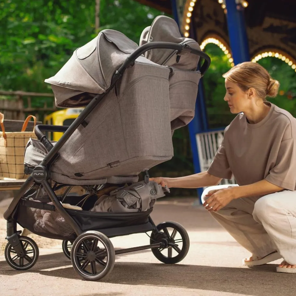 Poussette TRVL dubl Caviar