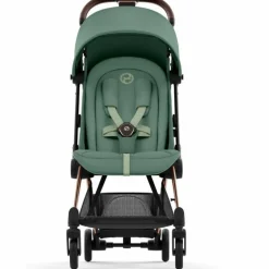 Poussette ultra-compacte COYA Rosegold Leaf Green