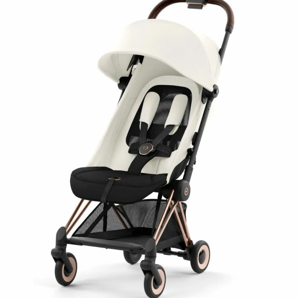 Poussette ultra-compacte COYA Rosegold Off White