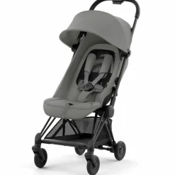 Poussette ultra-compacte COYA Matt Black Mirage Grey