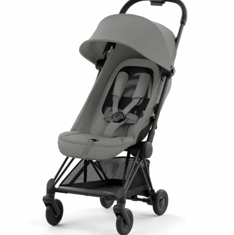 Poussette ultra-compacte COYA Matt Black Mirage Grey