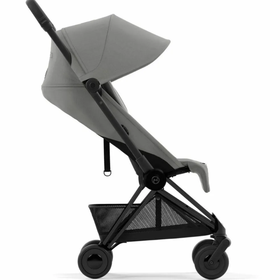 Poussette ultra-compacte COYA Matt Black Mirage Grey