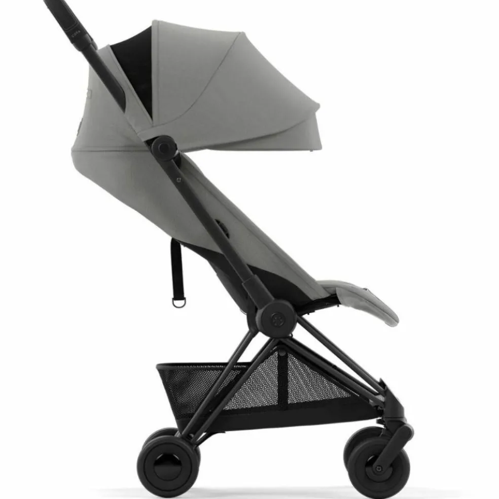 Poussette ultra-compacte COYA Matt Black Mirage Grey