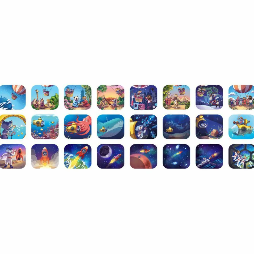 Projecteur à histoire Kidyslide bleu