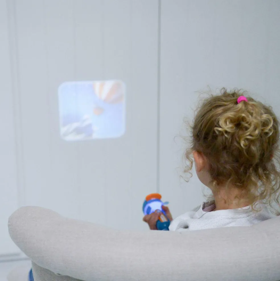 Projecteur à histoire Kidyslide bleu