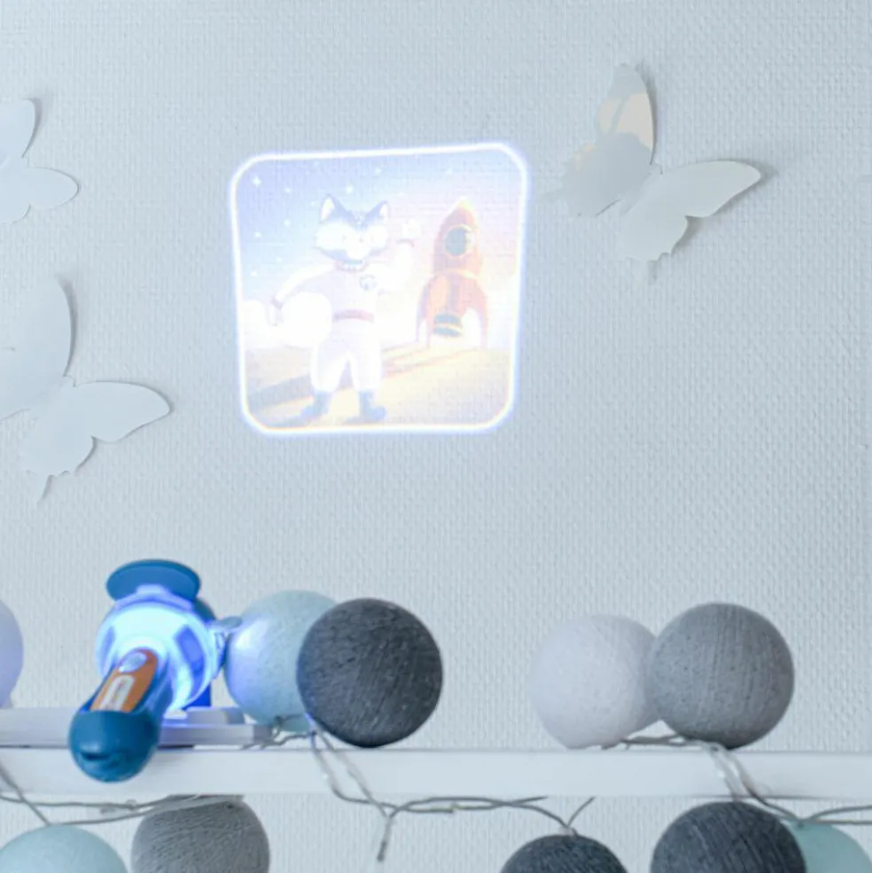 Projecteur à histoire Kidyslide bleu