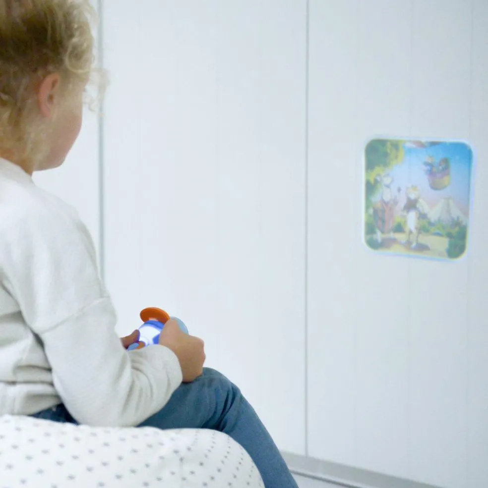 Projecteur à histoire Kidyslide bleu