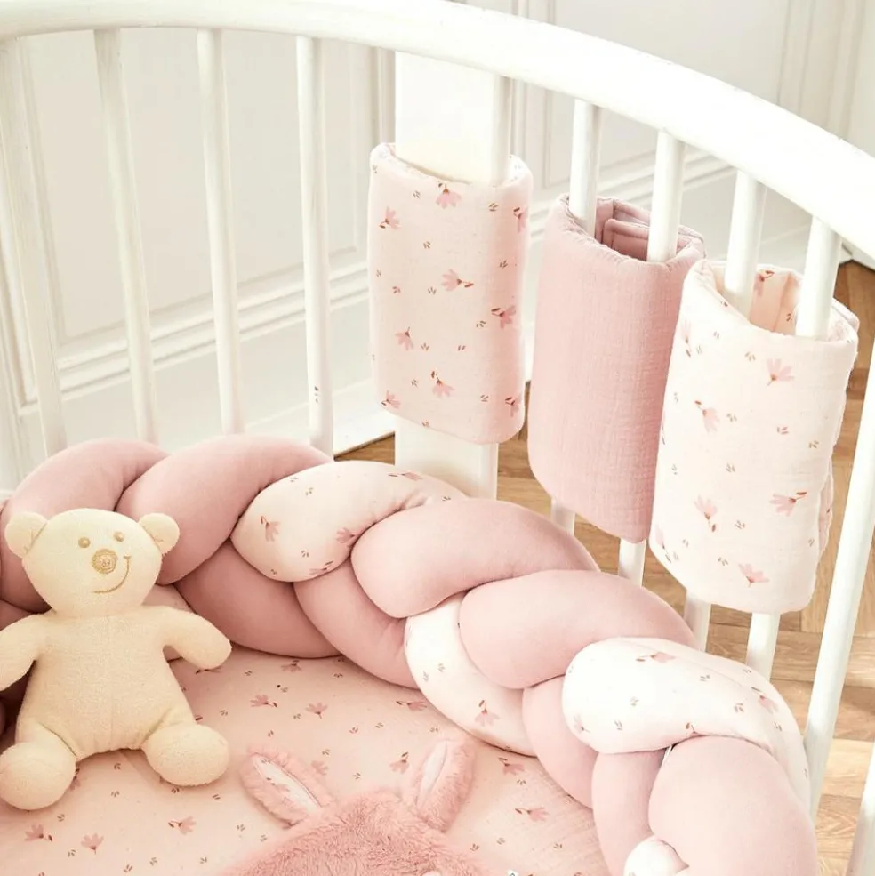 Protège barreaux Lovely blossom (pour lits 60 x 120 et 70 x 140 cm)