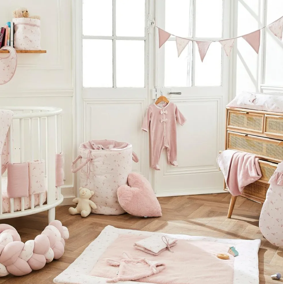 Protège barreaux Lovely blossom (pour lits 60 x 120 et 70 x 140 cm)