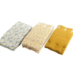 Protège barreaux Promenons nous jaune (pour lit 60 x 120 ou 70 x 140 cm)