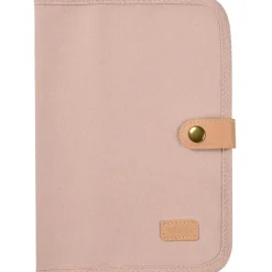 Protège carnet de santé Canvas rose poudré