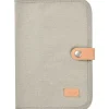 Protège carnet de santé Canvas gris perle