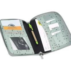 Protège carnet de santé Casual menthe florale