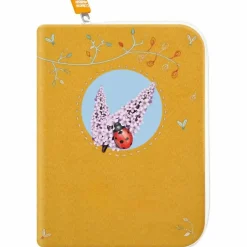Protège carnet de santé Coccinelle Lilas