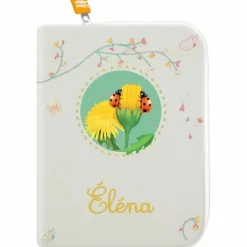 Protège carnet de santé Coccinelle Pissenlit (personnalisable)