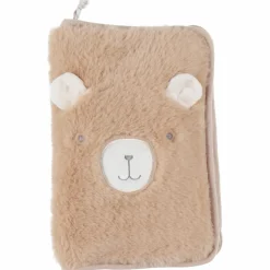 Protège carnet de santé fausse fourrure camel Lily