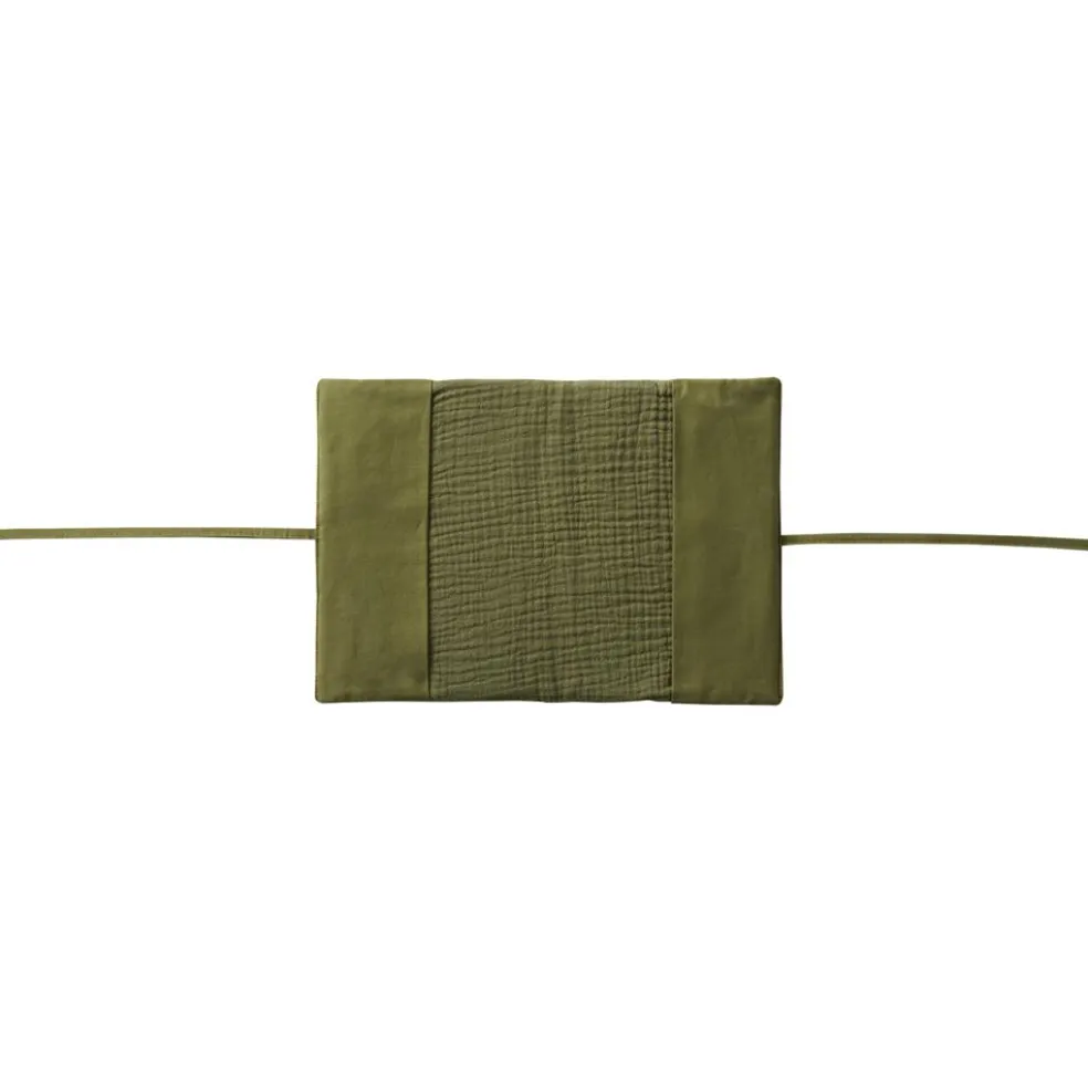 Protège carnet de santé gaze de coton Fougère