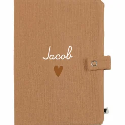 Protège carnet de santé Gaze Camel (personnalisable)