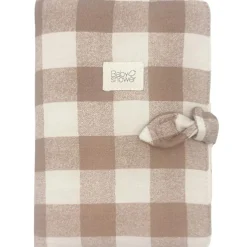 Protège carnet de santé Knot Vichy Caramel