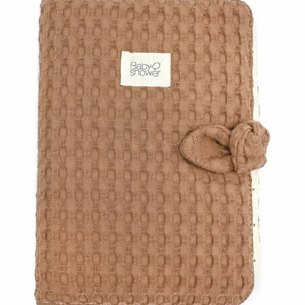Protège carnet de santé Knot Gofre Cinnamon