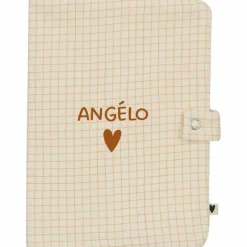 Protège carnet de santé Petits Carreaux (personnalisable)