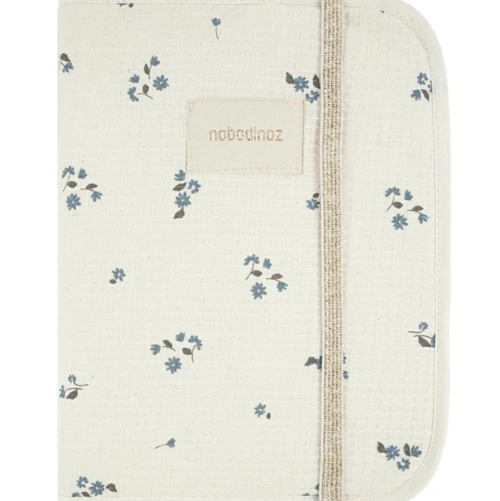 Protège carnet de santé Poema en nid d'abeille Lily Blue