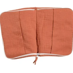 Protège carnet de santé Terracotta