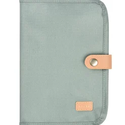 Protège carnet de santé vert sauge