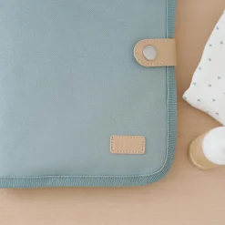 Protège carnet de santé vert sauge