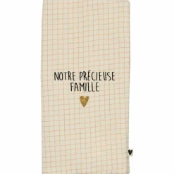 Protège livret de famille Gaze Petits Carreaux (personnalisable)